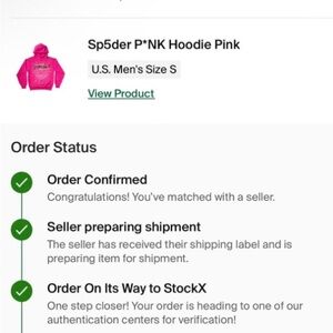 Sp5der Pink Hoodie